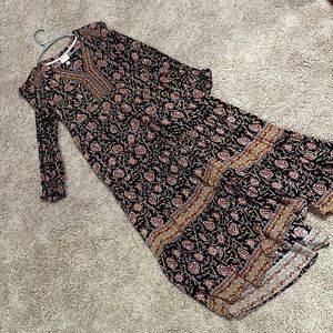 Long Knox Rose Medium floral dress